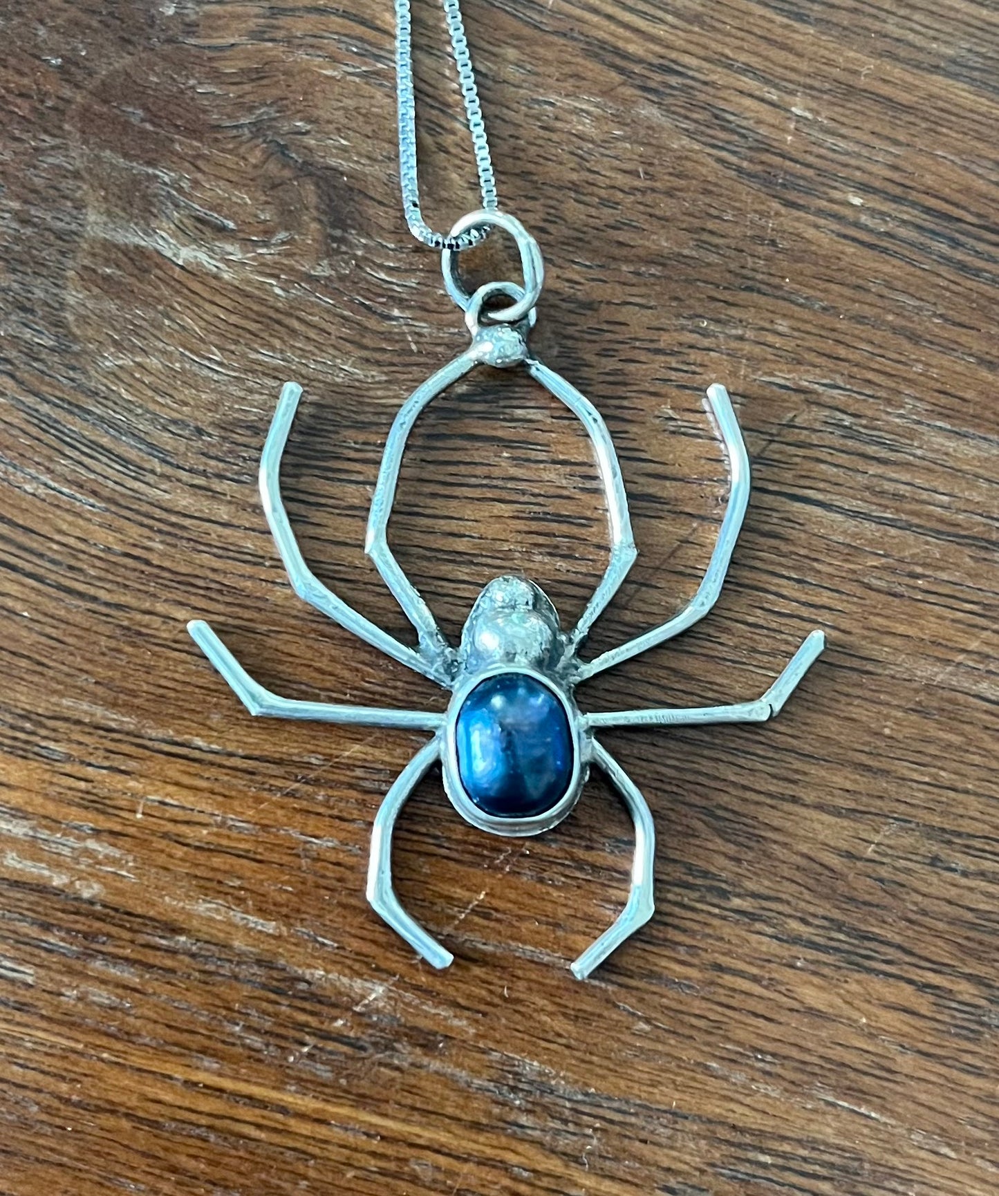 Spider with Pearl Pendant