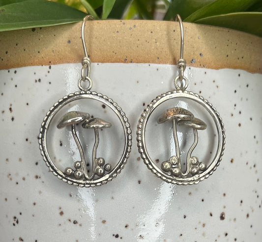 Mushroom Earrings