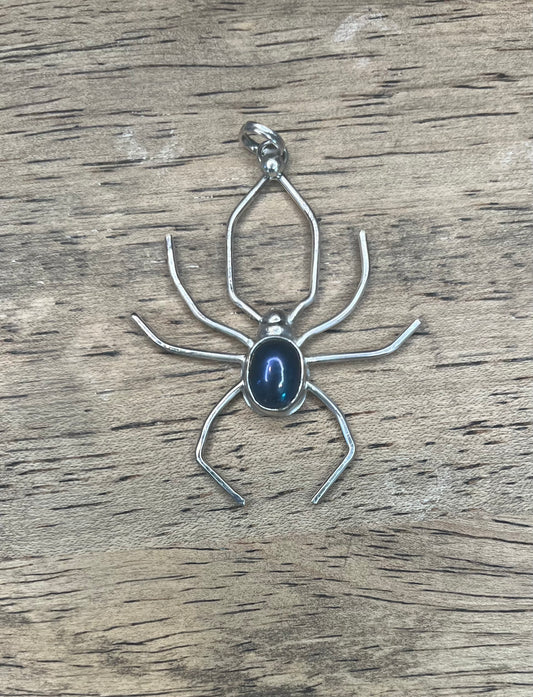 Spider with Pearl Pendant