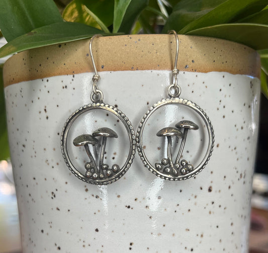 Mushroom Earrings