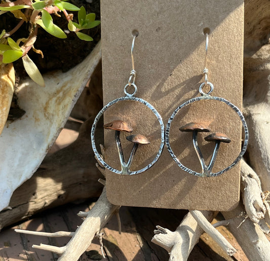 Mushroom Earrings
