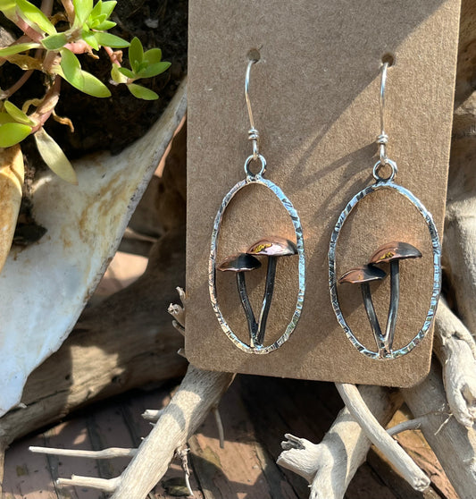 Mushroom Earrings